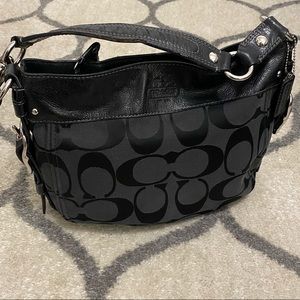Black “Zoe” Coach Purse
